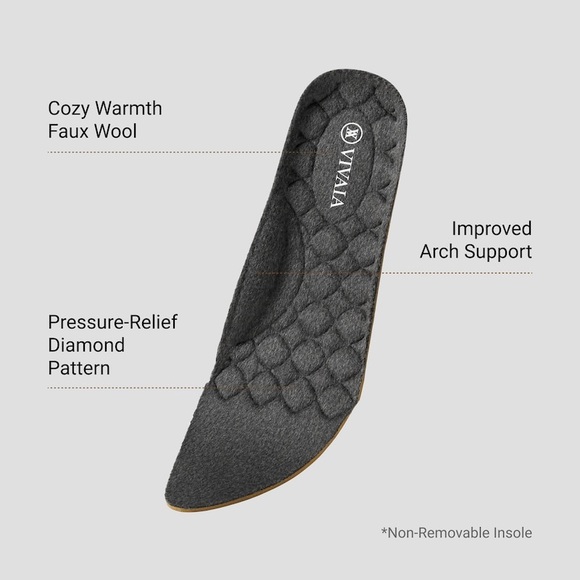 VIVAIA Boots Knee High Water Repellent Wool (Tessa Pro) 38.5 / 7.5 Gray - Picture 10 of 14